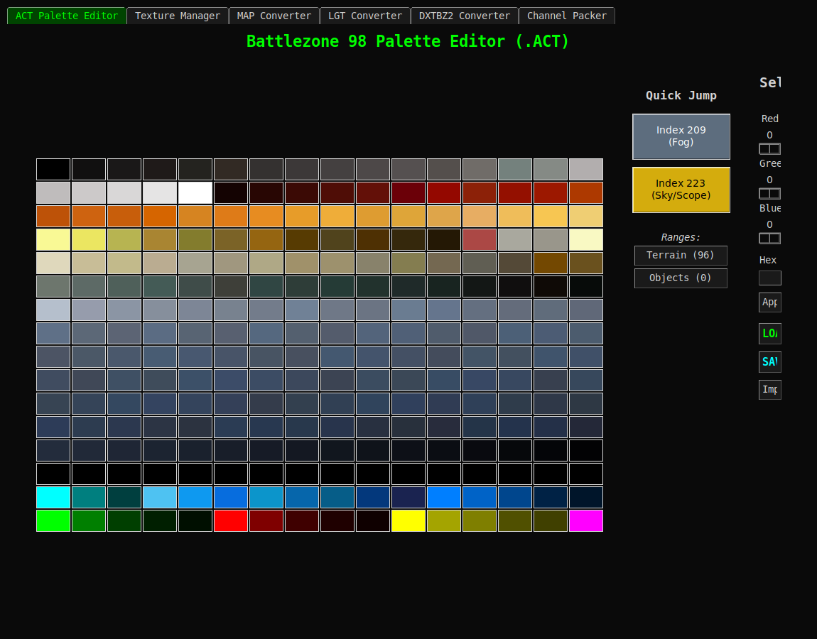 BZR Texture Manager runtime UI